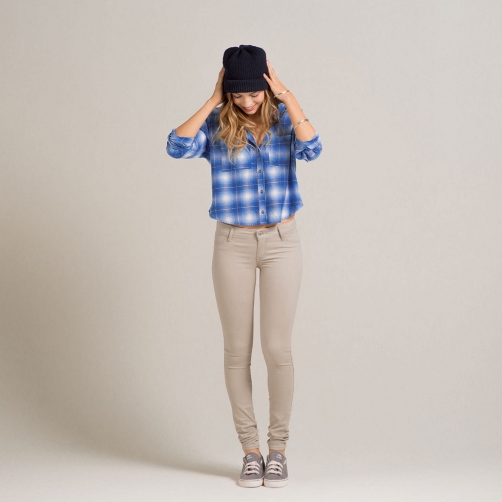 Hollister Ryan Super Skinny Khaki jeans - Size 0